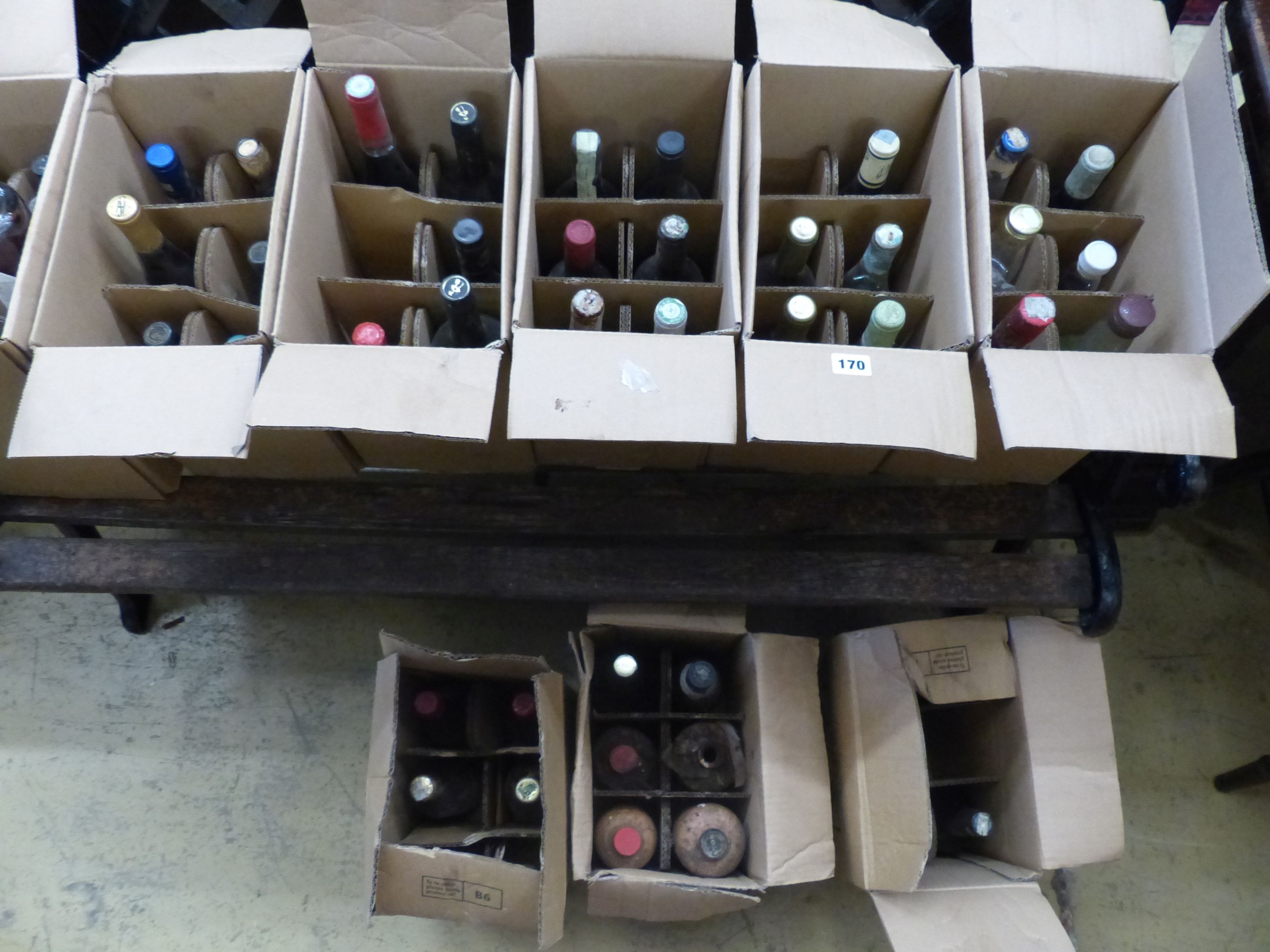 Approximately 74 bottles of assorted wines and spirits including Cahors 1978, Chateau du Cricastin 1979, etc.